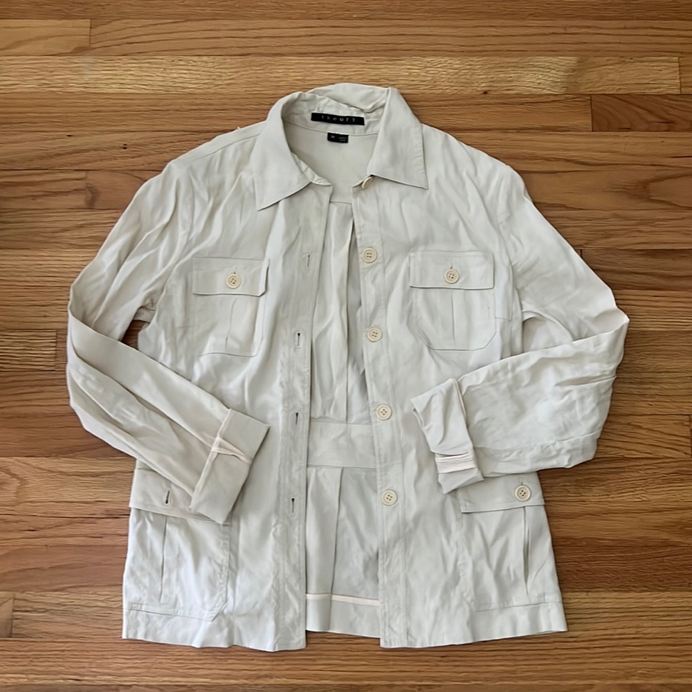 Theory Linen Jacket - Picture 1 of 9